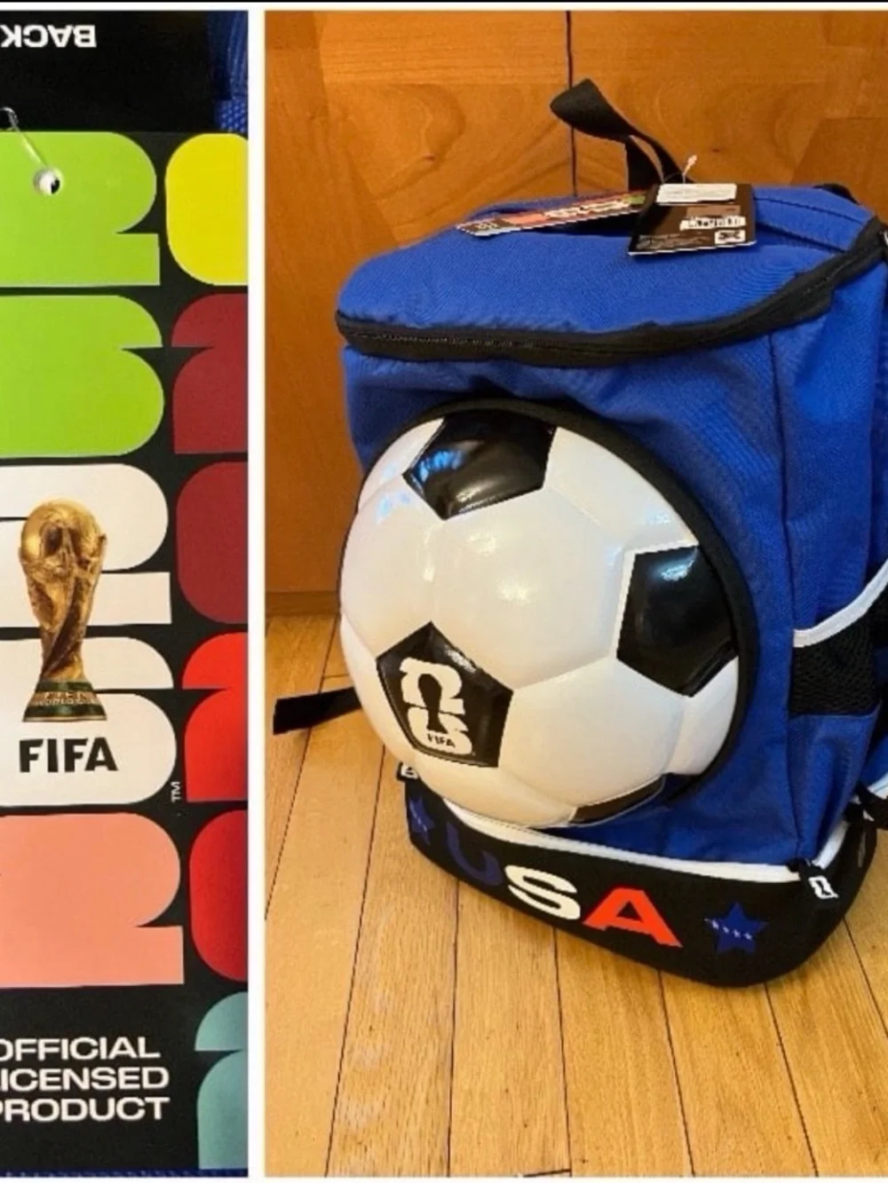 Team USA FIFA 2026 Official Soccer Ball Backpack Bag
